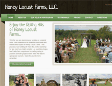 Tablet Screenshot of honeylocustfarms.com